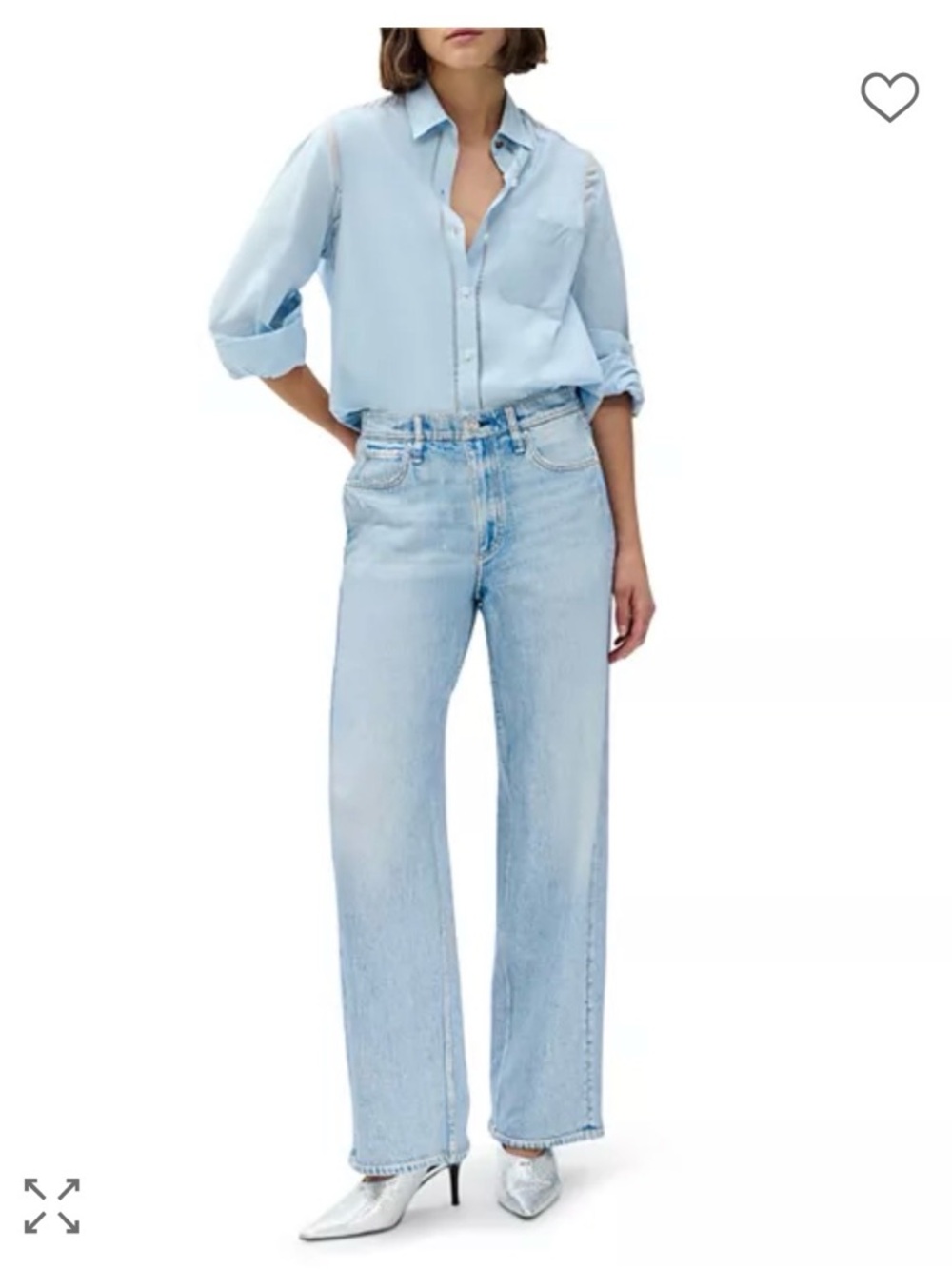 Rag & Bone Miramar Mid Rise Wide Leg Sweatpants Jean NWOT